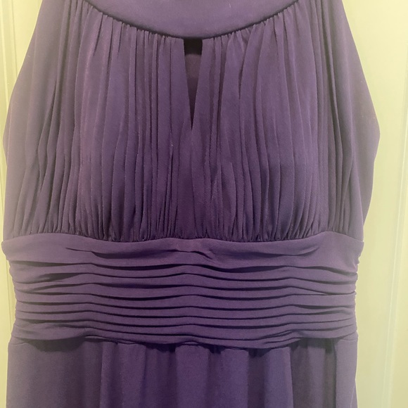 Purple sleeveless high-low dress by Sangria, size 10, built-in … - Picture 4 of 12